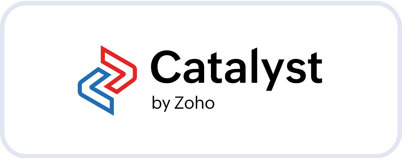 Catalyst by Zoho Catalyst by Zoho