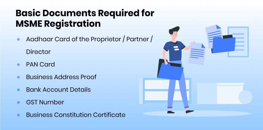 Basic Documents required for msme registration