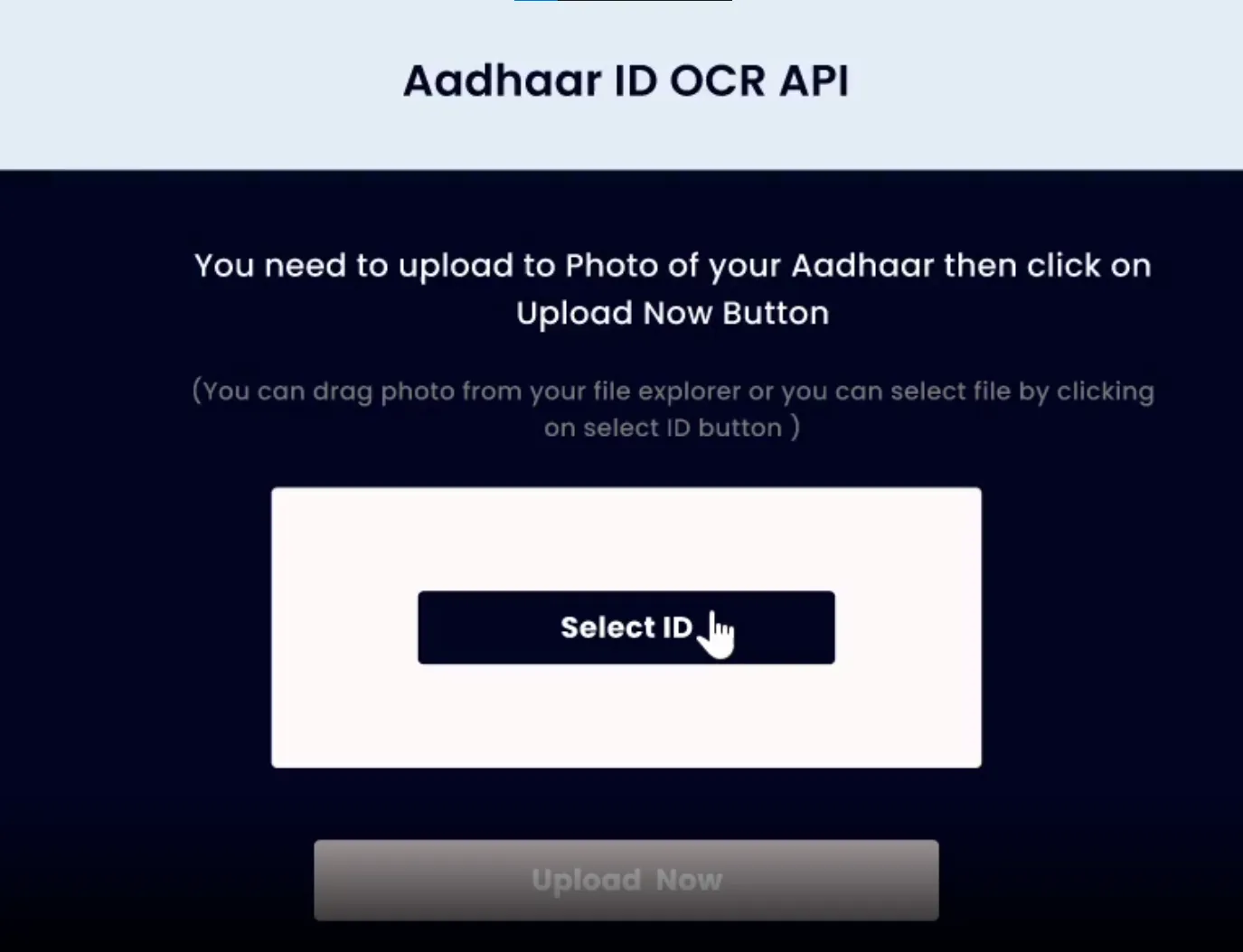 Aadhaar Card OCR API - Surepass