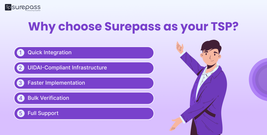 Why choose surepass as your TSP?