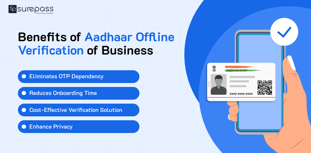 Benefits of Aadhaar Offline verification of business