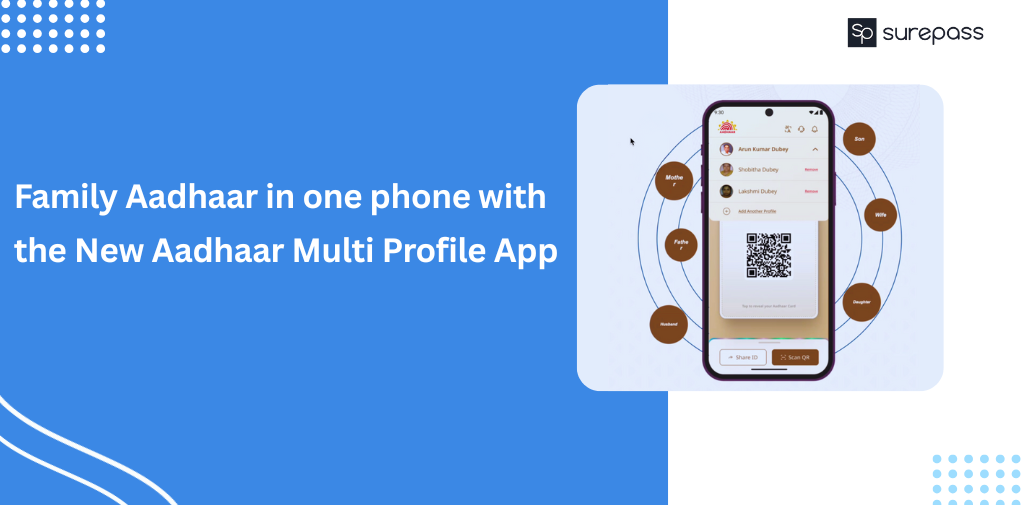 Family Aadhaar in one phone with the New Aadhaar Multi Profile App