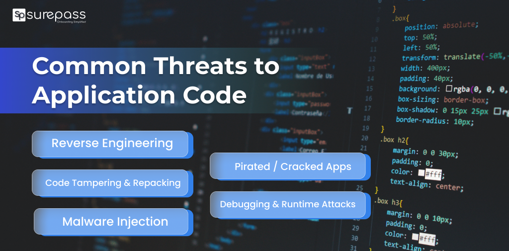 Common threats to application code