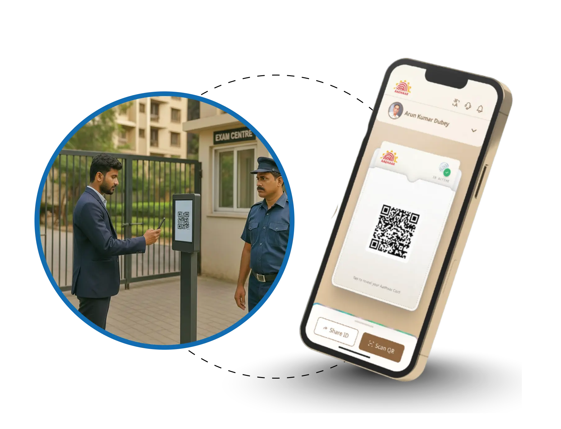 Aadhaar-Verified Exam Entry