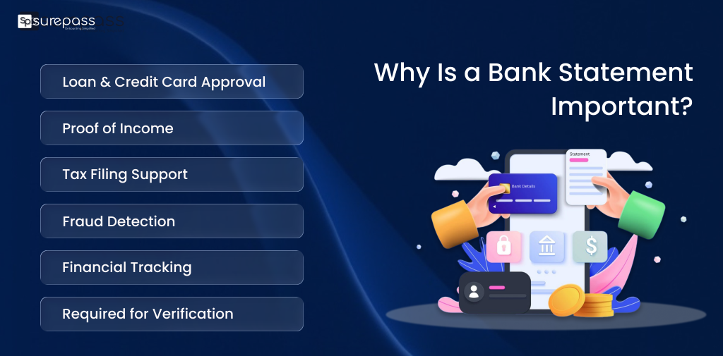 Why is a bank statement important?
