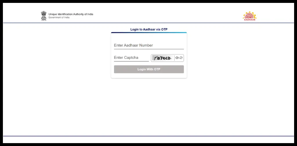 Login with aadhaar via otp to get urn number.
