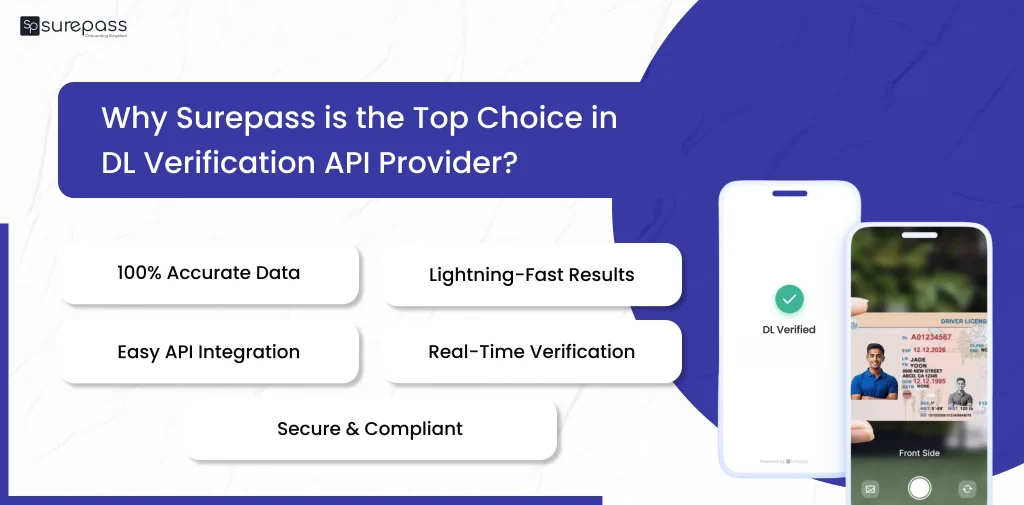 Why Surepass is the top choice in DL Verification API Providr?