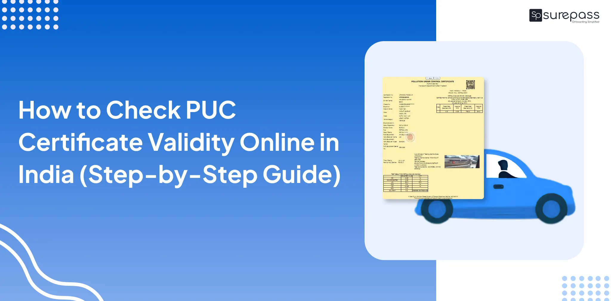 How to Check PUC Certificate Validity Online in India (Step-by-Step Guide)