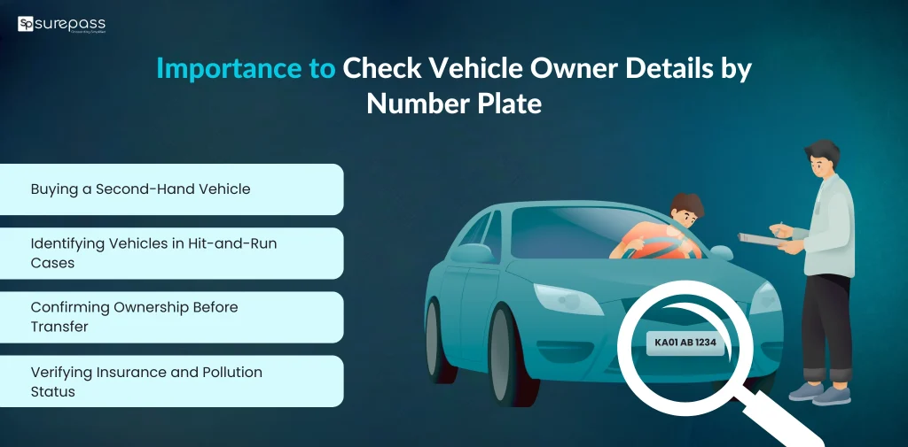 Importance to check vehicle owner details by number plate
