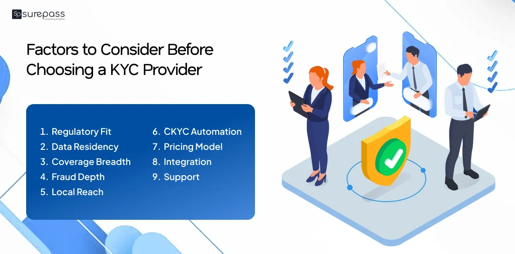 Factors to consider before choosing a kyc provider