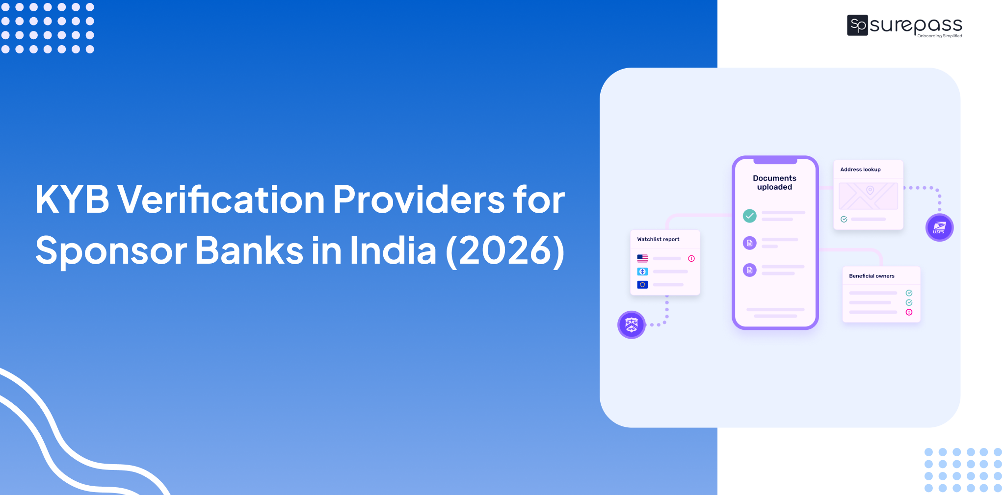 KYB Providers for Sponsor Banks in India (2026)